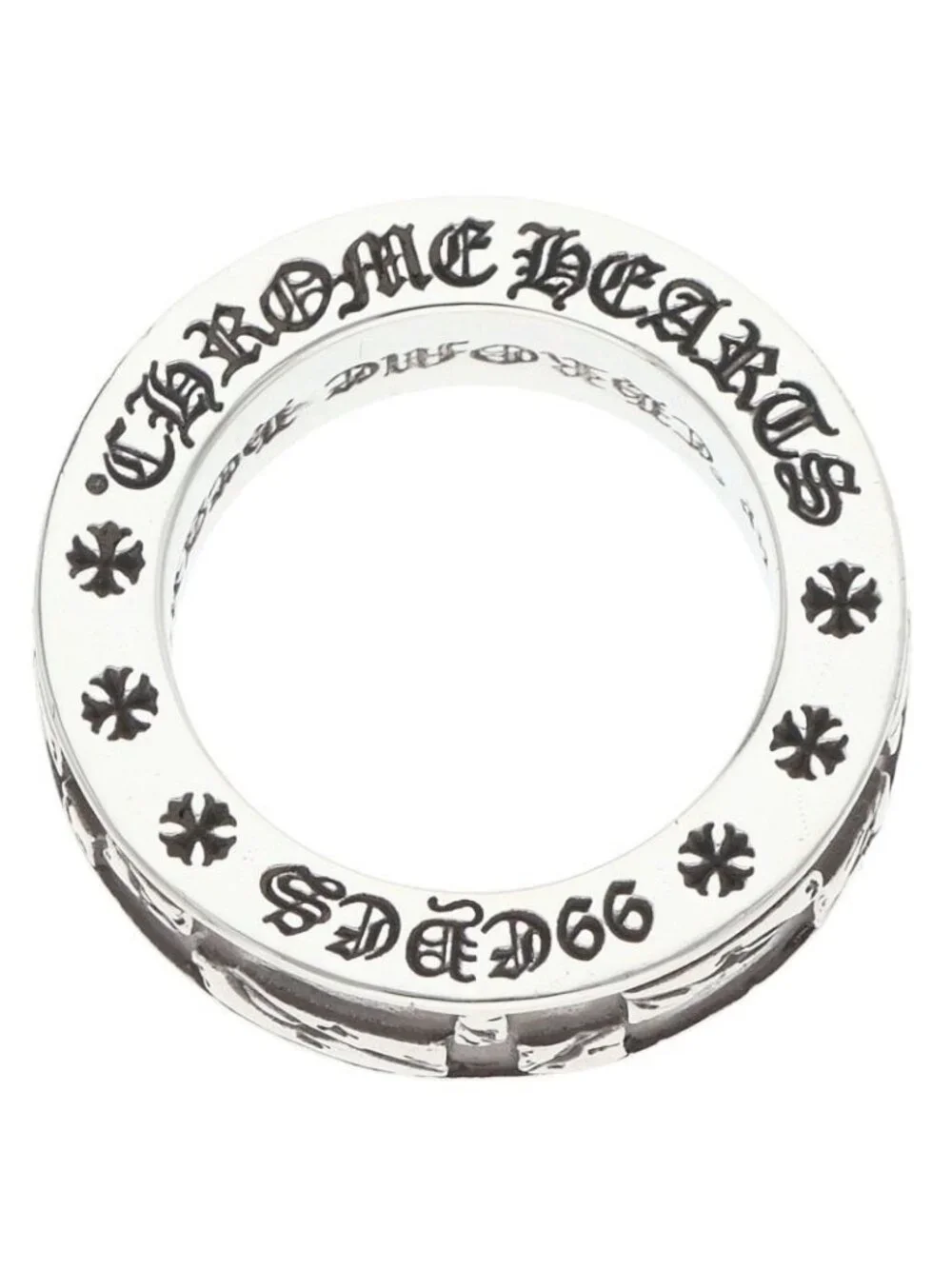 Chrome Hearts 99 Eyes Spacer Silver Ring
